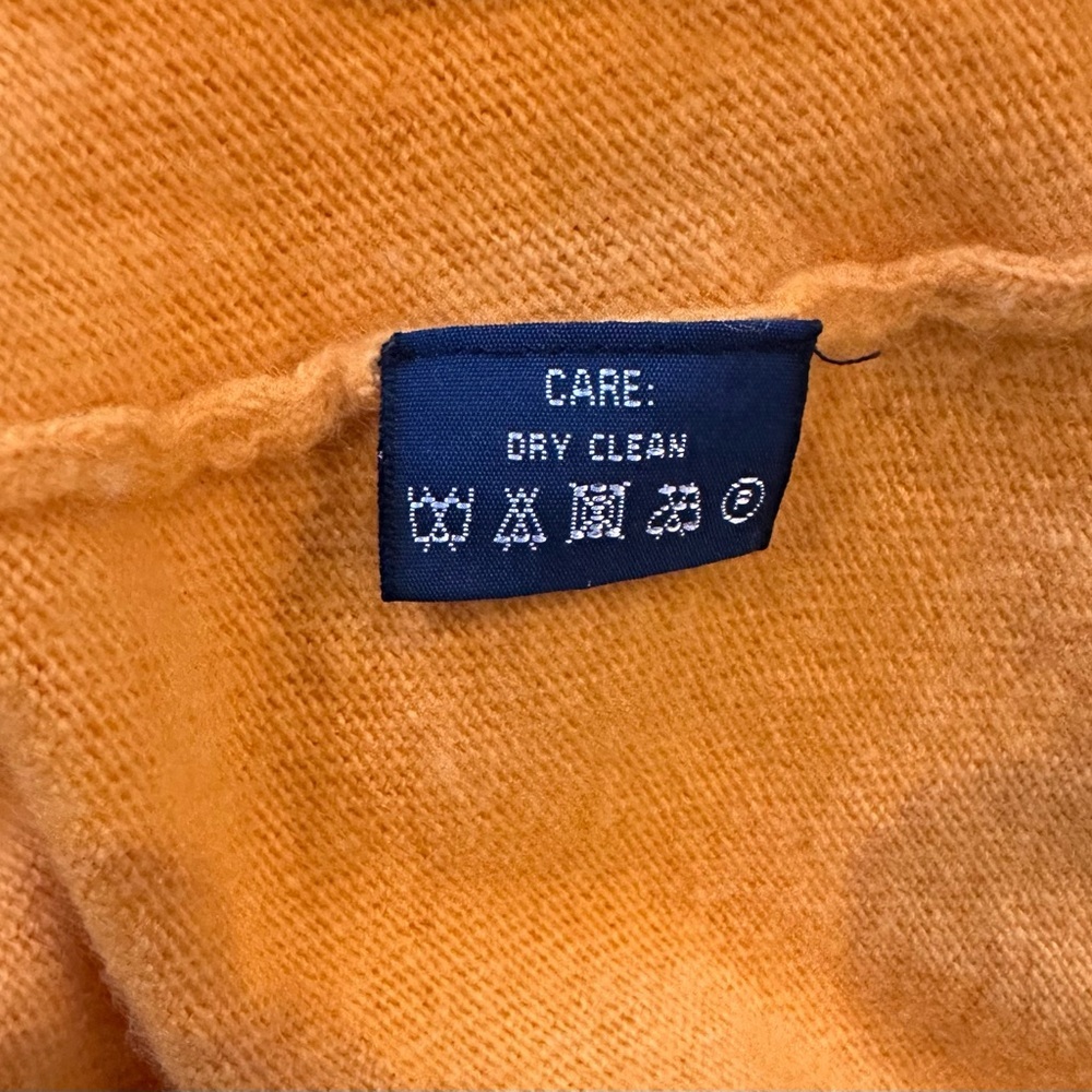 Kid’s Polo Ralph Lauren Sport V-Neck Sweater – Yellow (Size L) - Picture 4 of 5